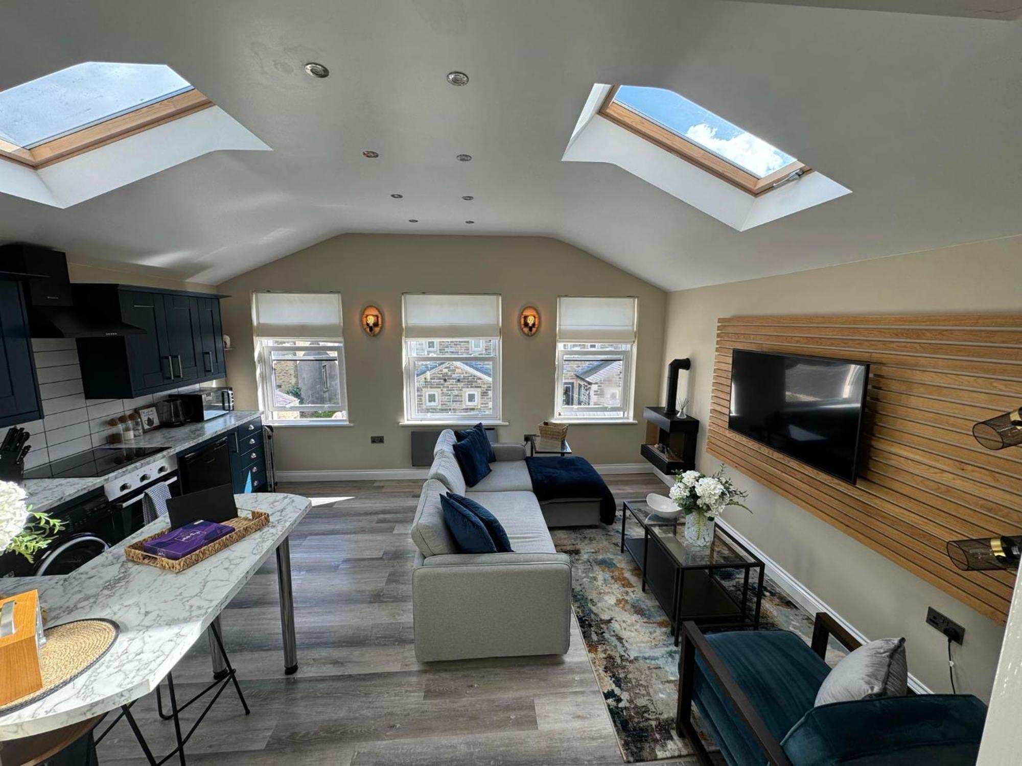 Apartment In Crosshills - North Yorkshire - Self Check In - Kildwick Dış mekan fotoğraf